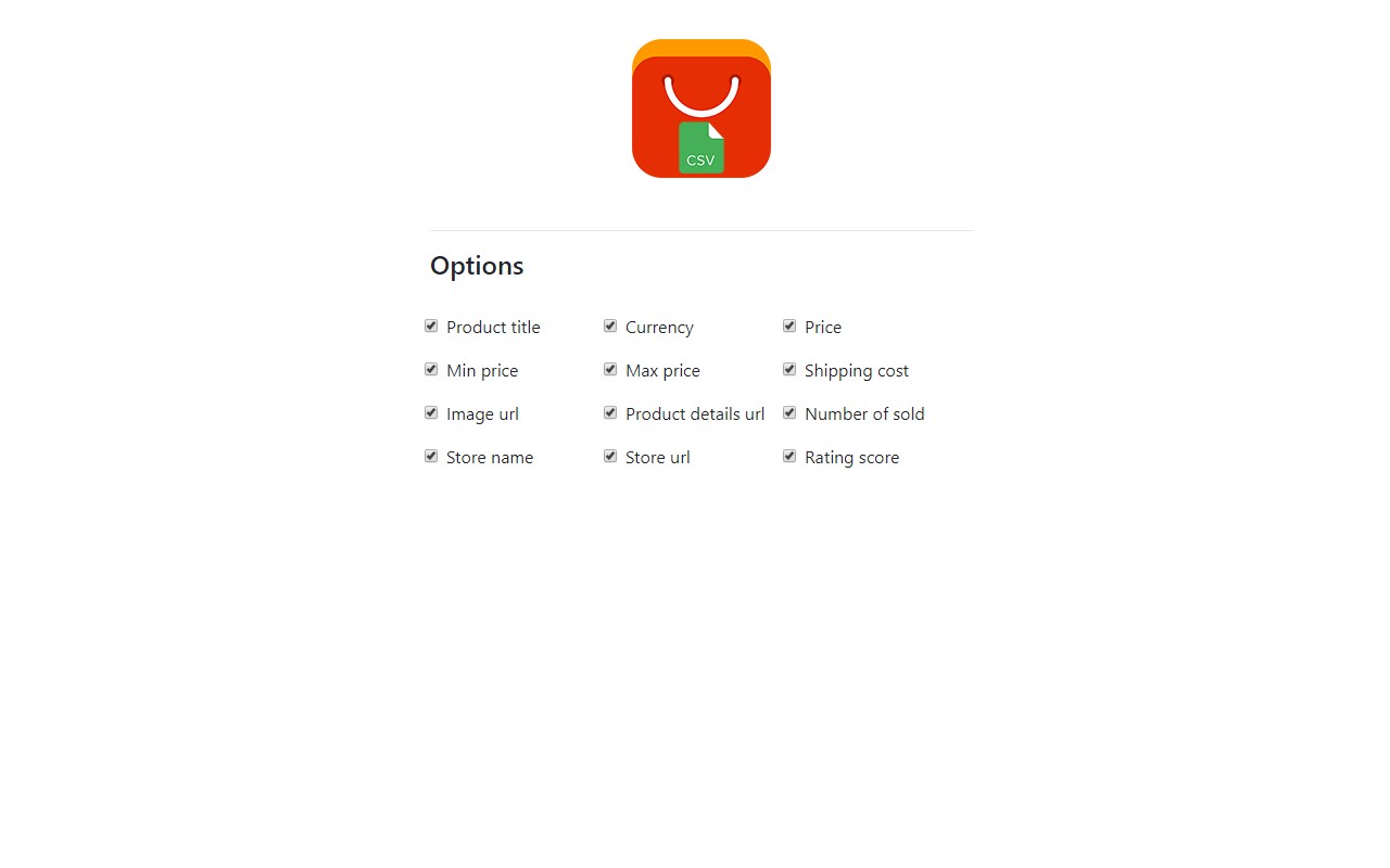 AliExpress CSV Export截图2