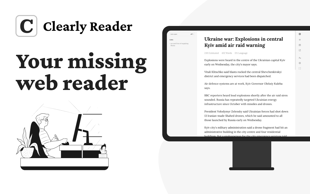 Clearly Reader - 你的AI阅读助手截图3