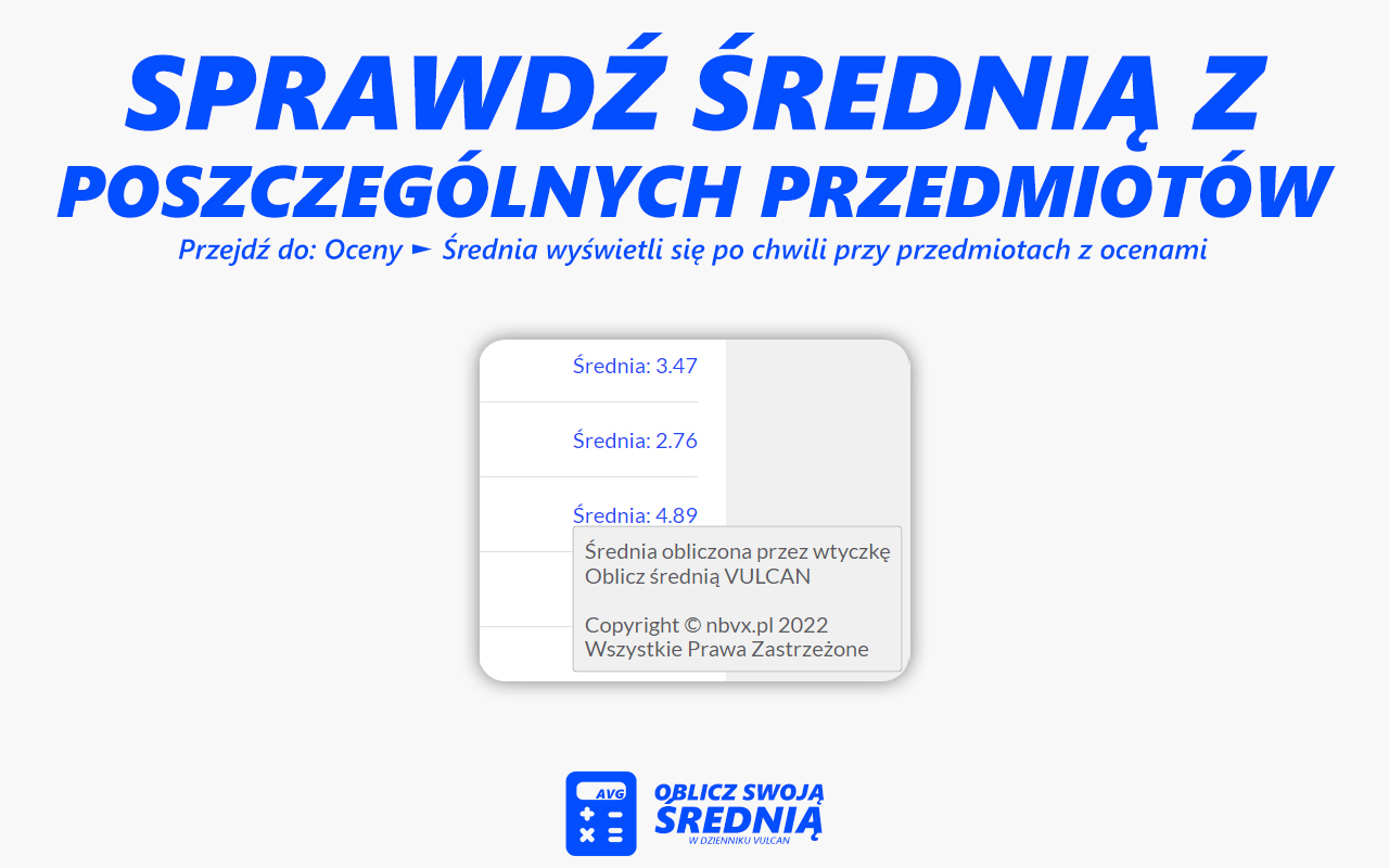 Oblicz średnią VULCAN截图4