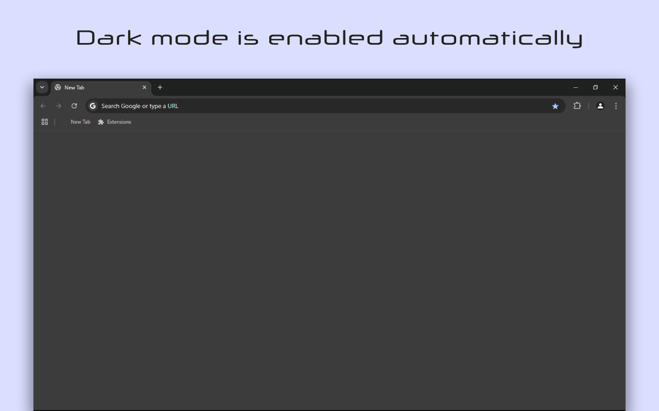 Empty New Tab Page截图1