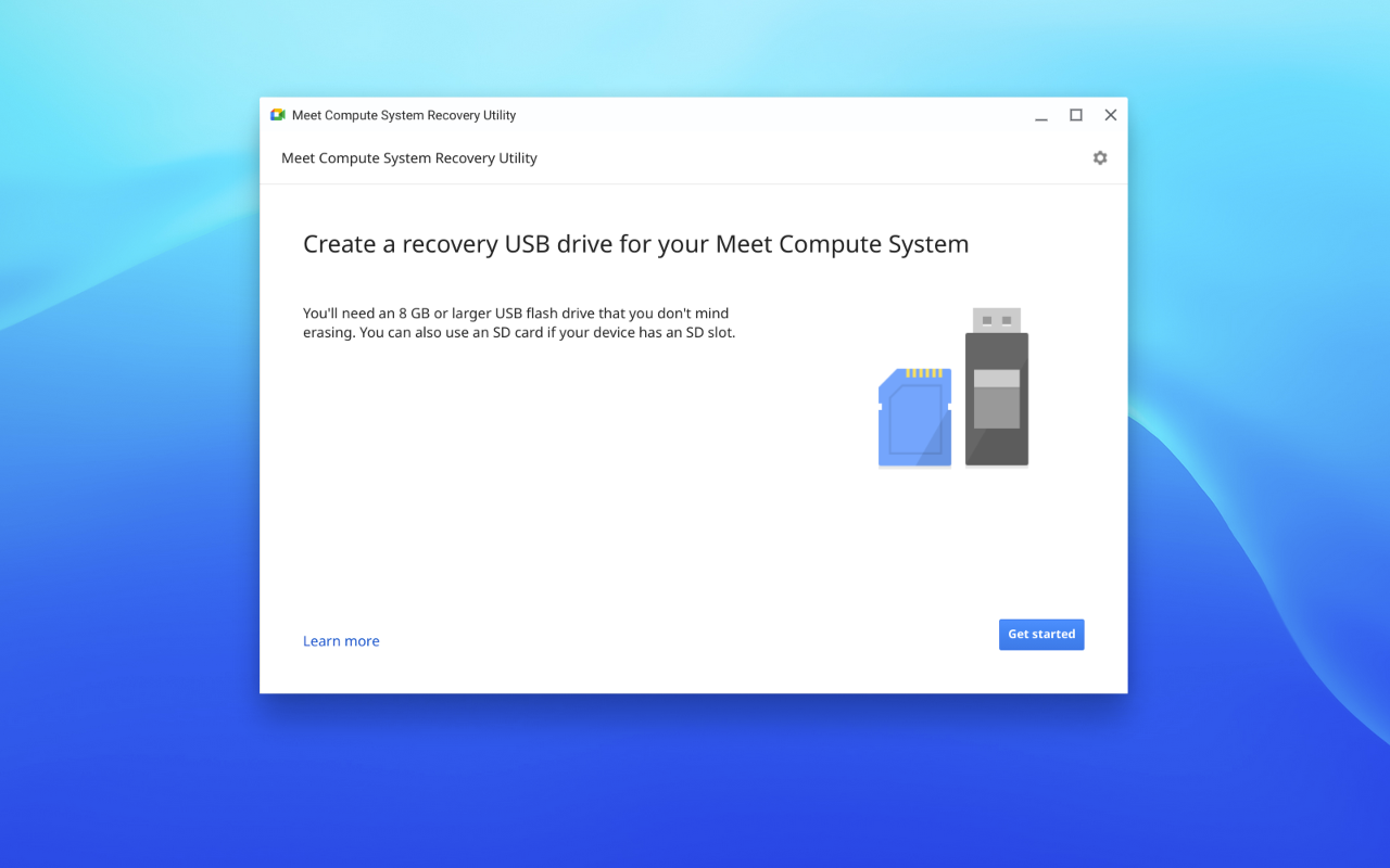 Meet Compute System 恢复工具截图1