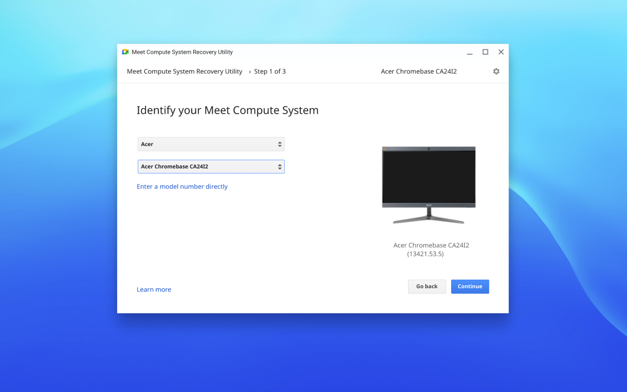 Meet Compute System 恢复工具截图2