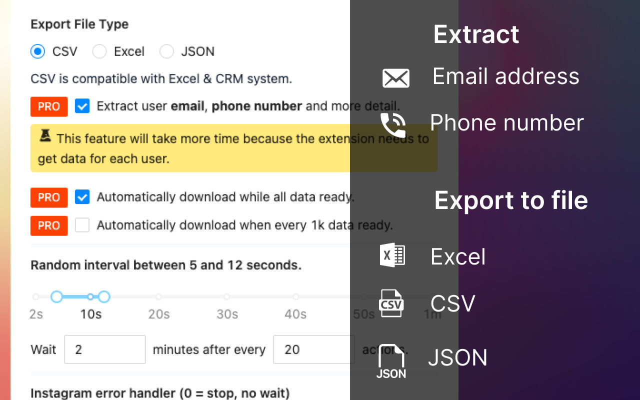 CommentsFox - Export IG Comments (Email)截图1