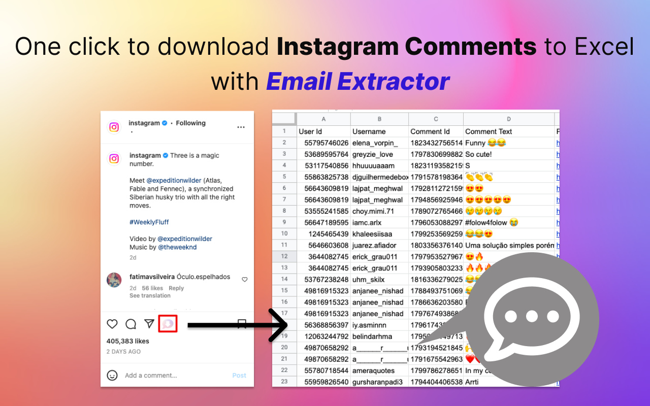 CommentsFox - Export IG Comments (Email)截图3