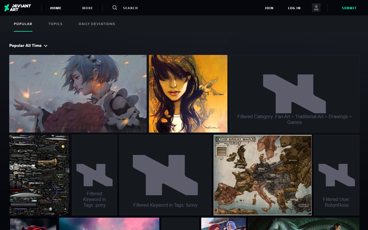DeviantArt Filter截图1