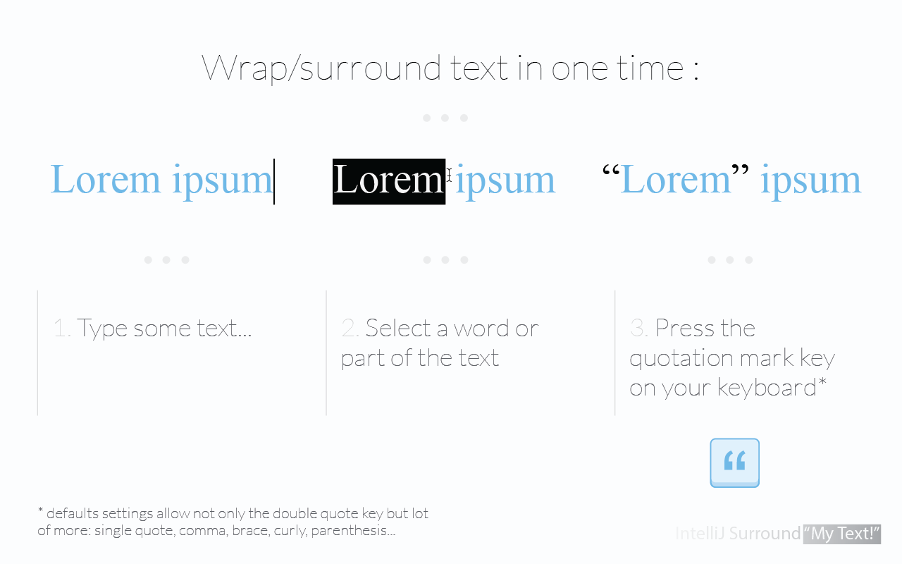 IntelliJ Surround My Text!截图2