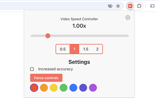 Video Speed Controller截图1