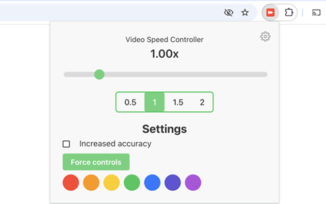 Video Speed Controller截图2