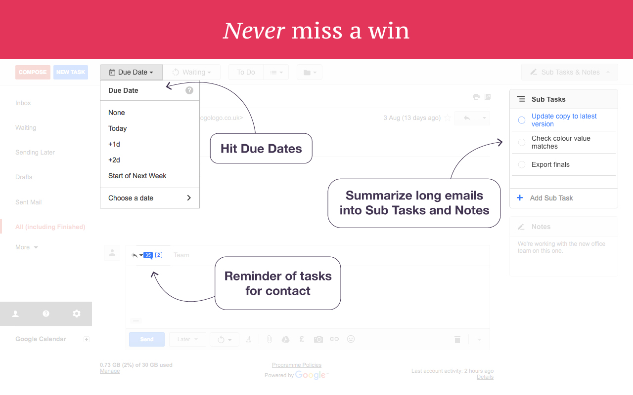 ActiveInbox: Organize Gmail™ tasks截图3