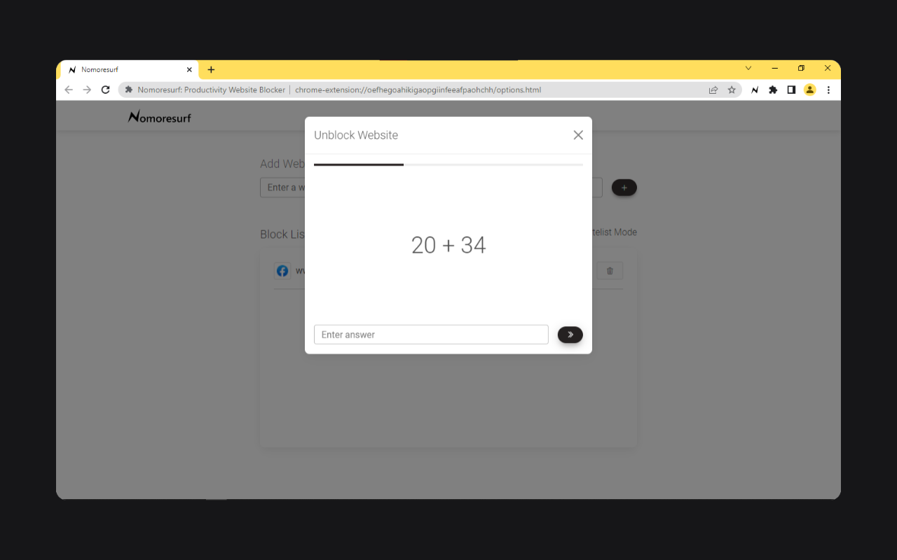 Nomoresurf: Productivity Website Blocker截图5