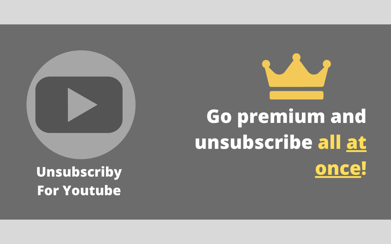 Unsubscriby for Youtube截图3
