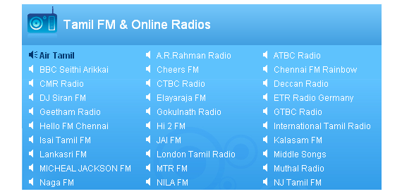 Tamil FM and Online Radios截图1