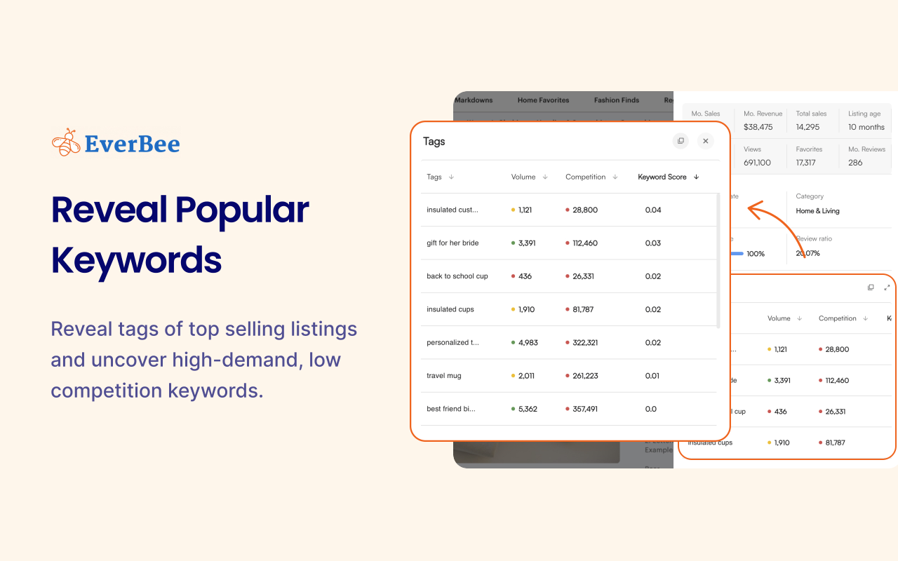 EverBee - Find Best Selling Products on Etsy截图4