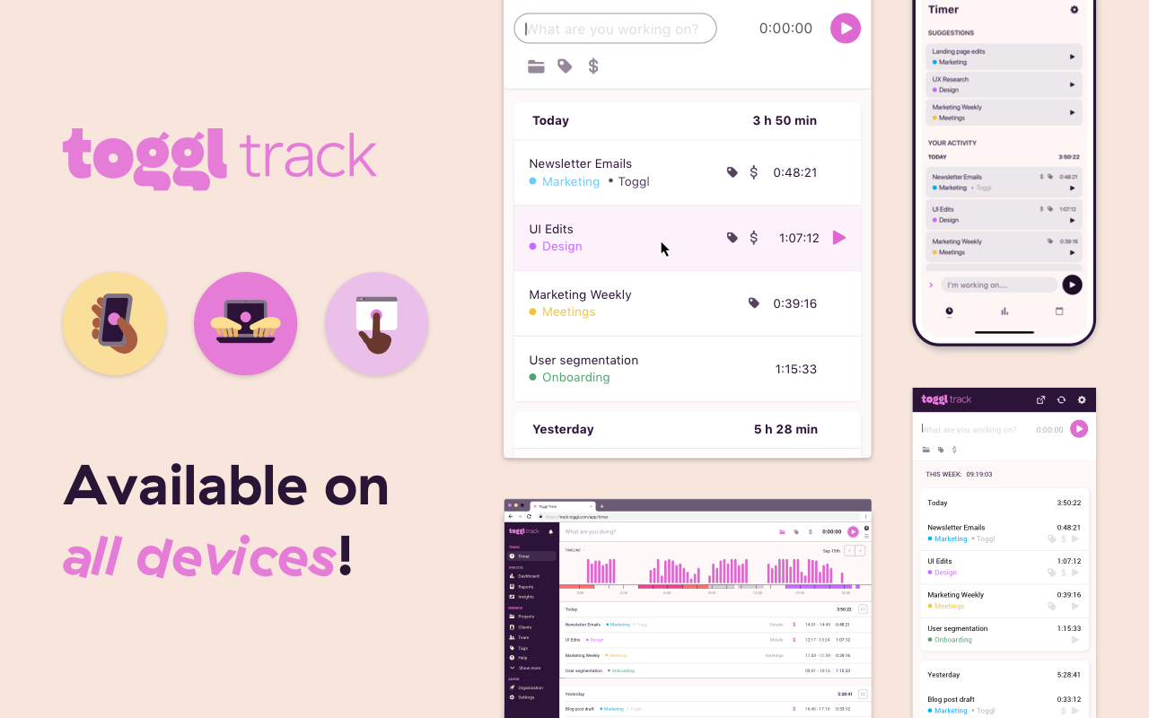 Toggl Track: Productivity & Time Tracker截图2