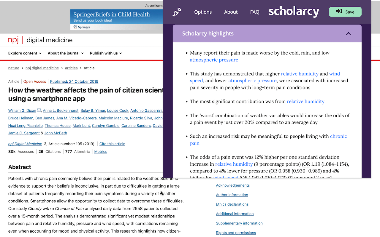 Scholarcy Browser Extension截图1