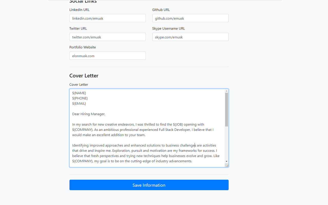 Easy Job Application Filler截图1