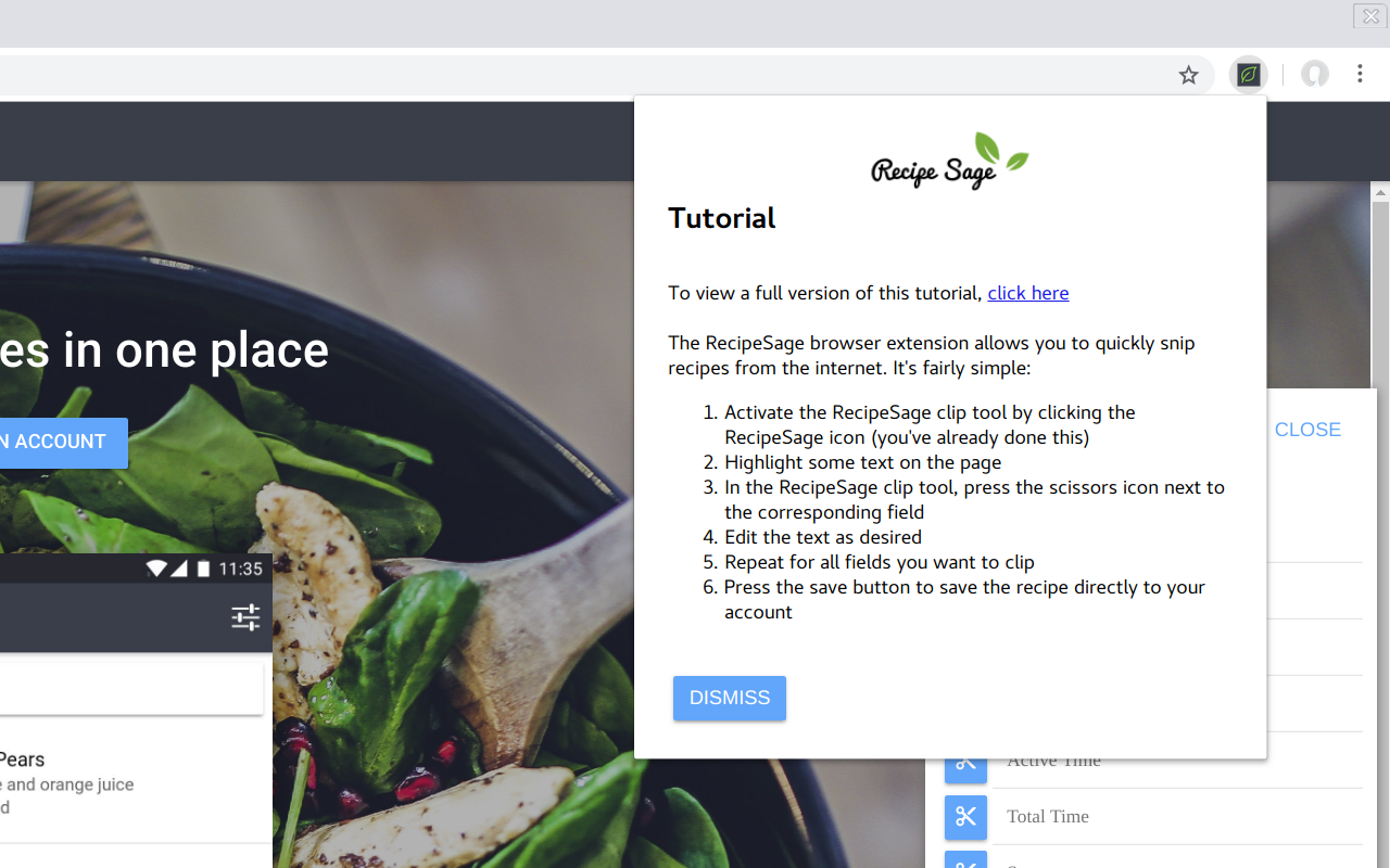 RecipeSage Automatic Recipe Clipper截图2