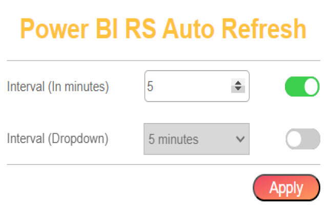 Power BI RS Refresh截图1