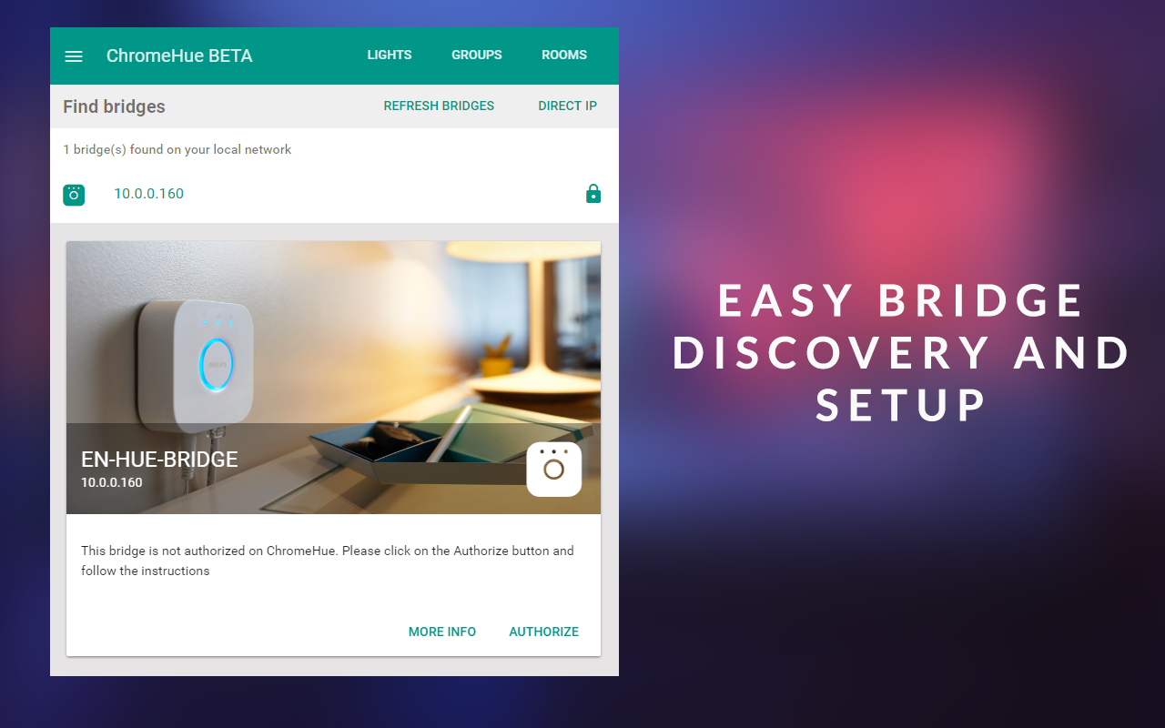 ChromeHue for Philips Hue截图3