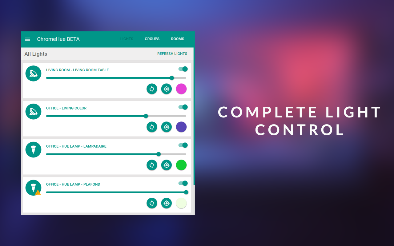 ChromeHue for Philips Hue截图4