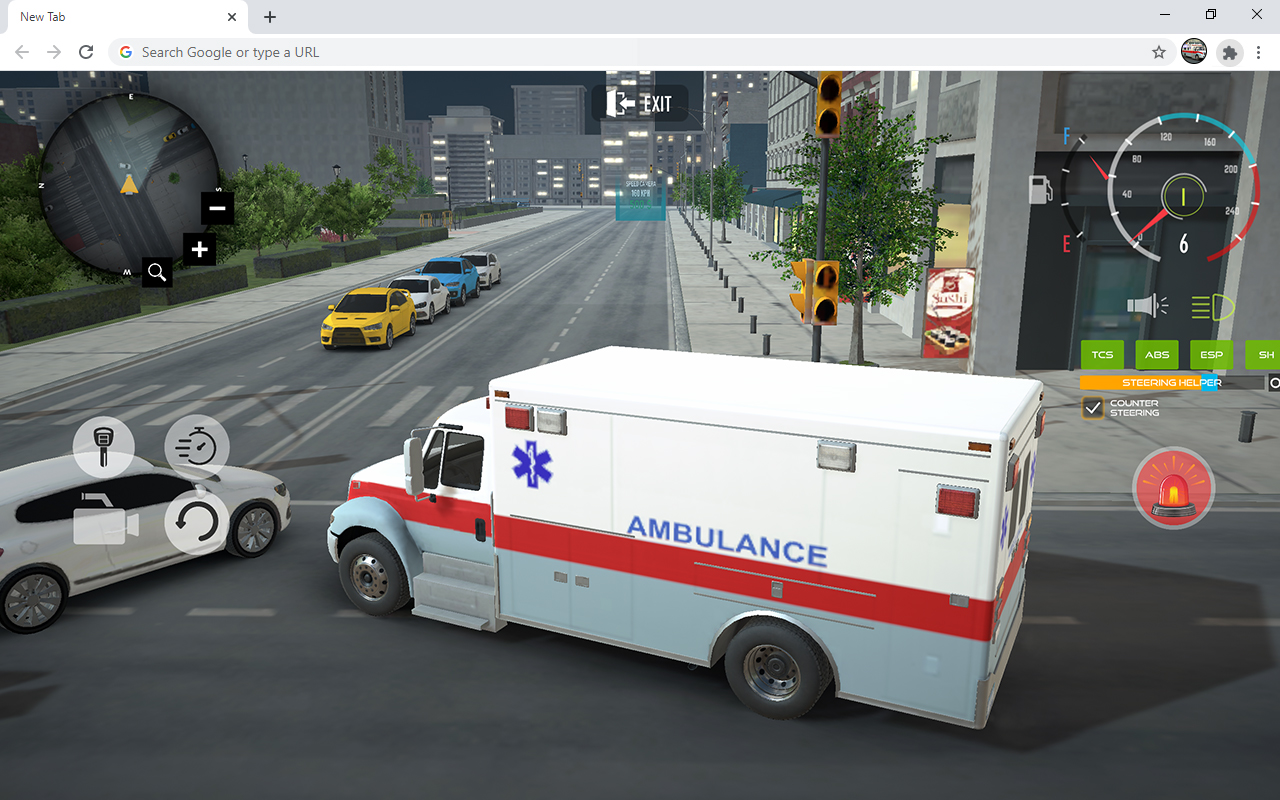 City Ambulance Car Driving Game截图2