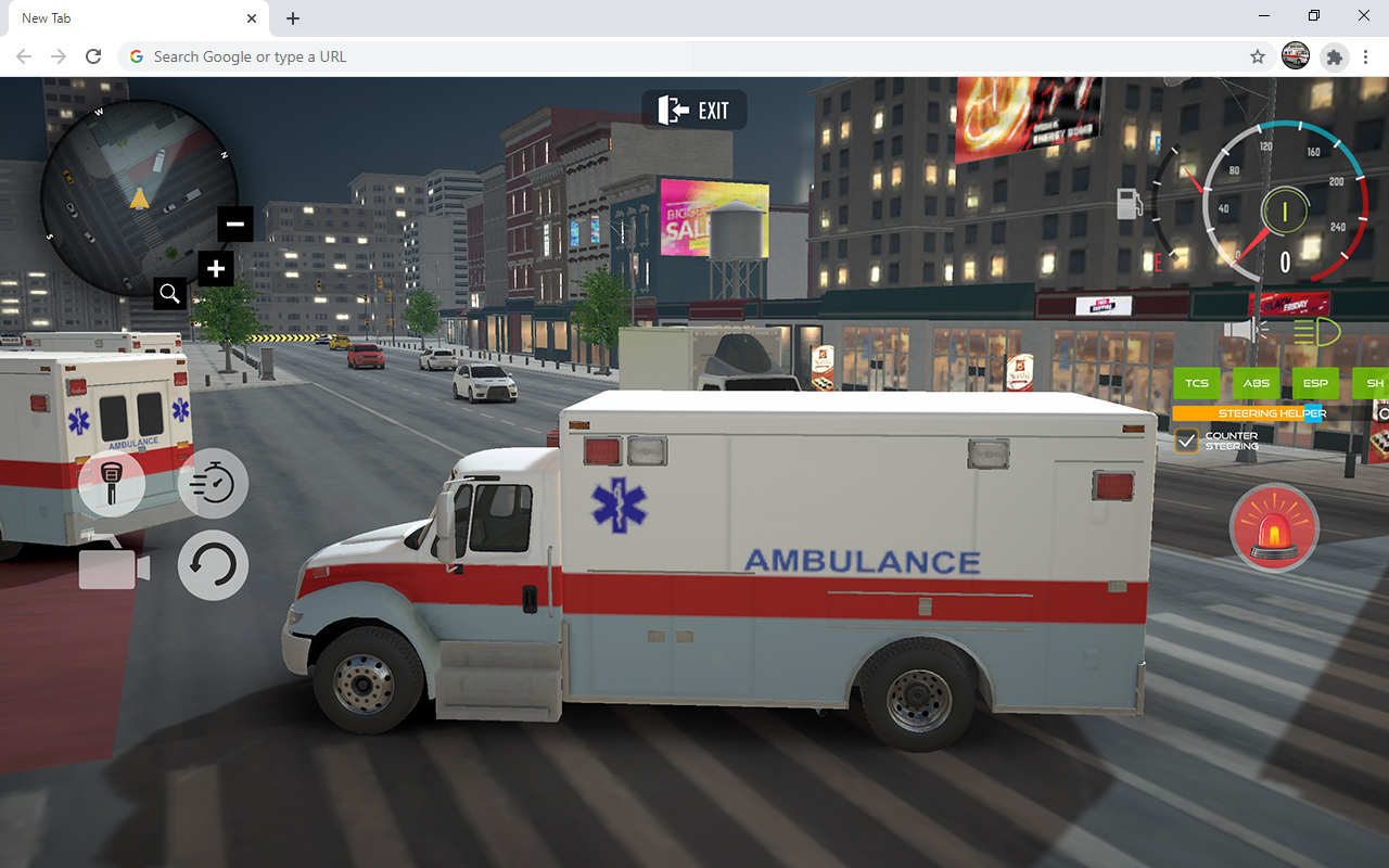 City Ambulance Car Driving Game截图3