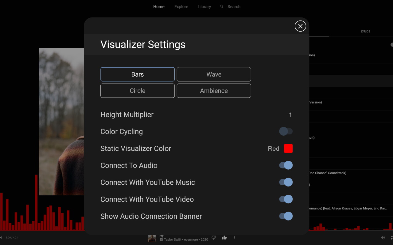 Music Visualizer for YouTube™ Music截图1