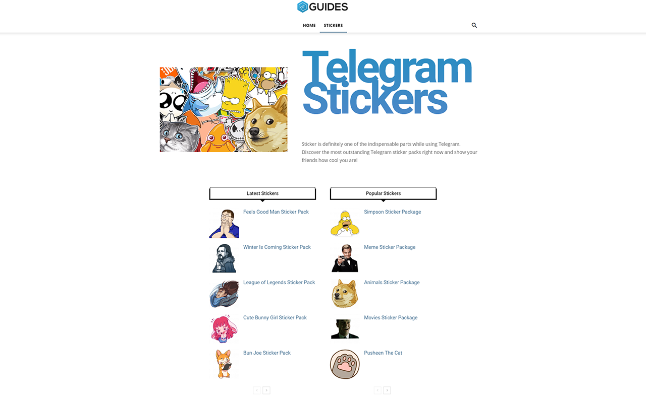 Best Telegram Stickers截图1