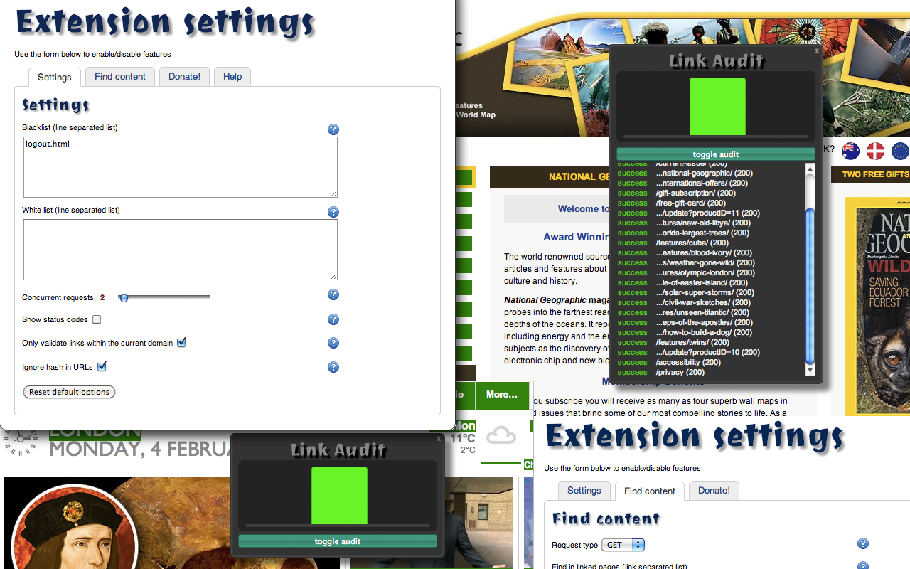 Link Audit Checker - depricated.截图1