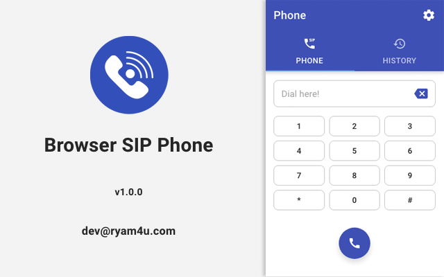 Browser SIP Phone截图1