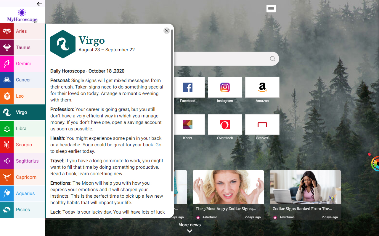 My Horoscope Pro截图2