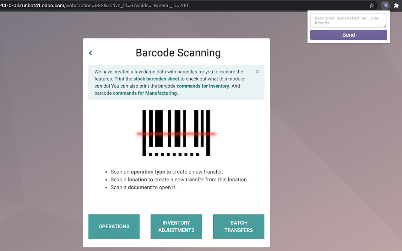 Odoo Barcode截图1