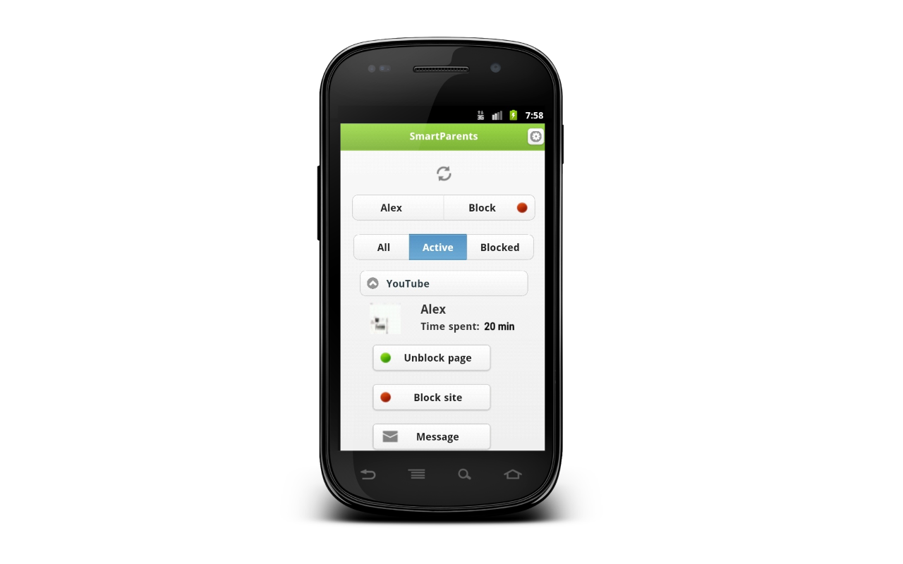 StopItKids parental control截图1