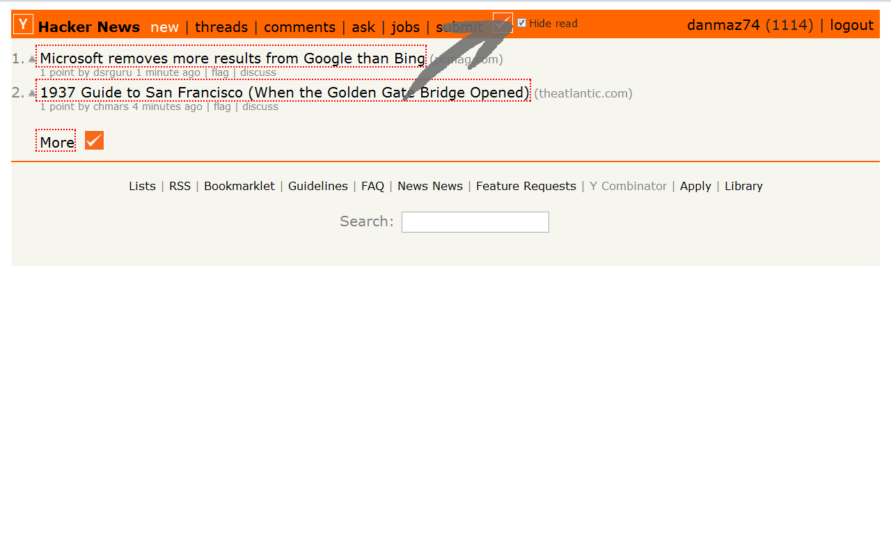 Hacker News: Mark All Read截图3
