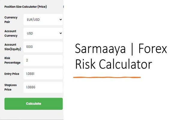Forex Risk Calculator截图2
