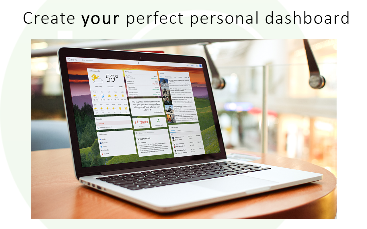 ProductivityTab — Custom Homepage Dashboard截图2