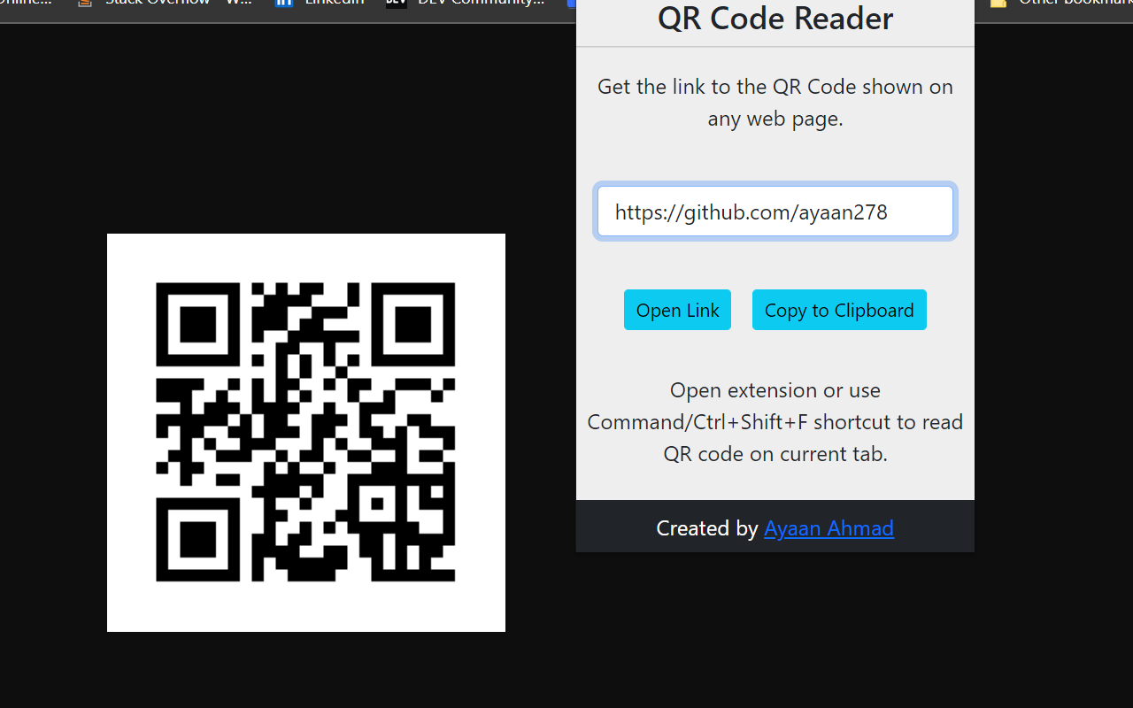 QR Code Reader截图1