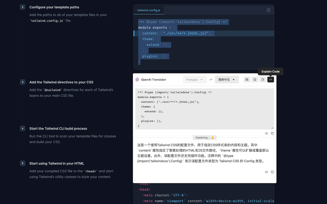 OpenAI Translator截图1