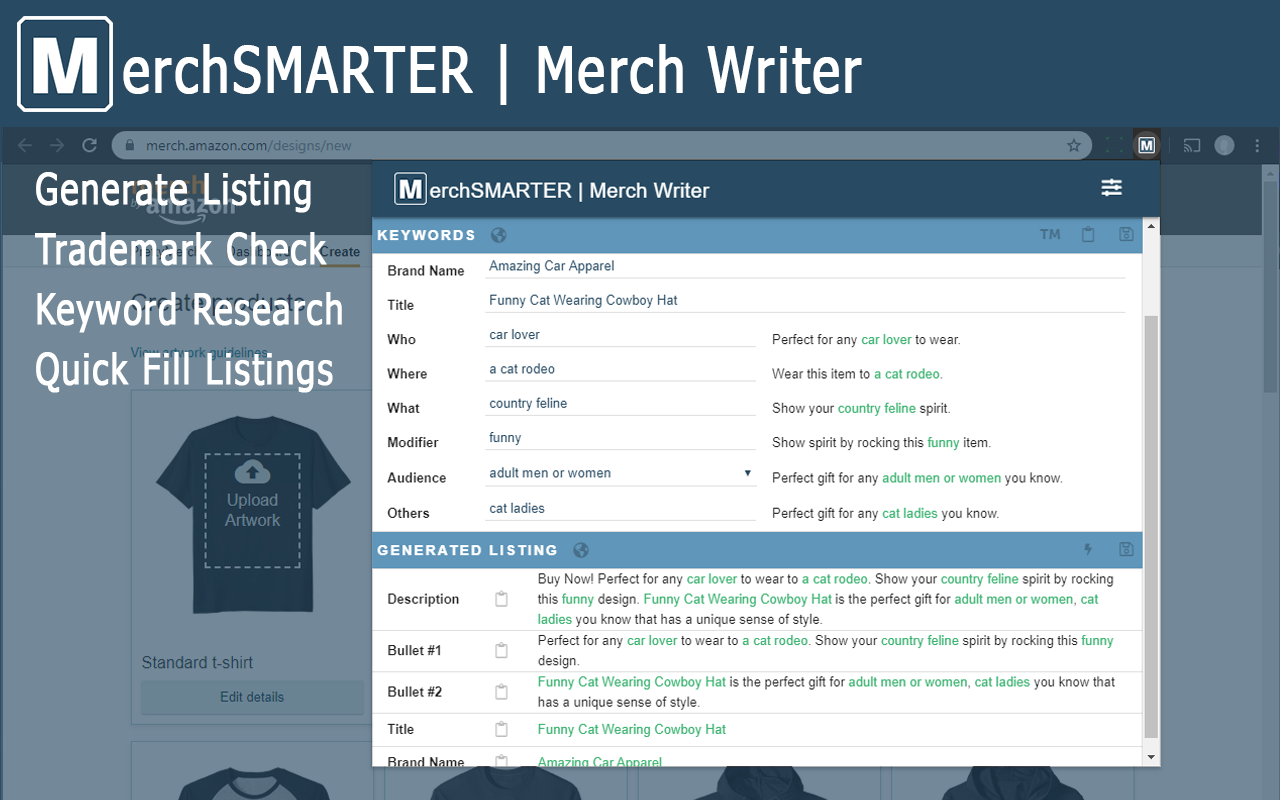Merch Writer for Merch by Amazon截图1