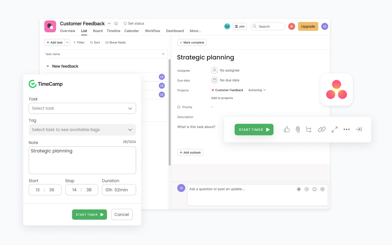 Time Tracker by TimeCamp截图4