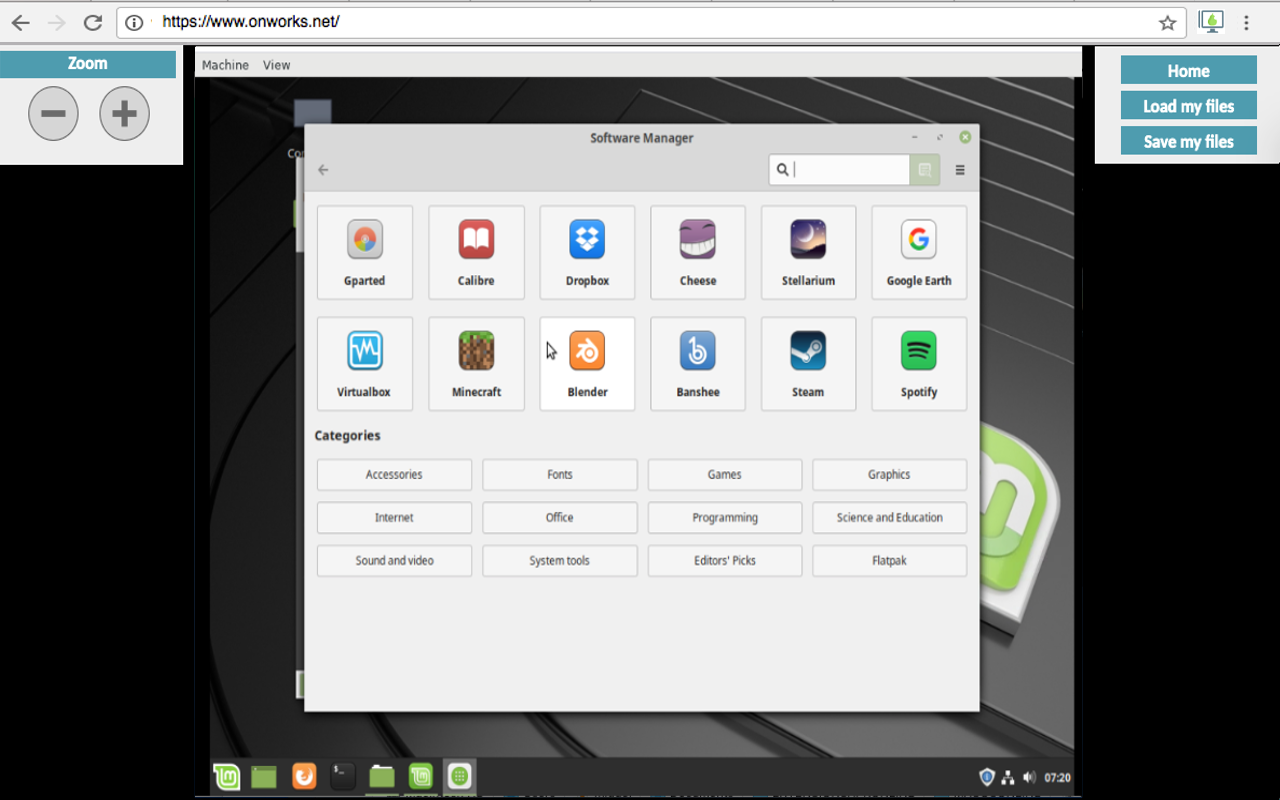 Linux Mint 在线服务器截图1