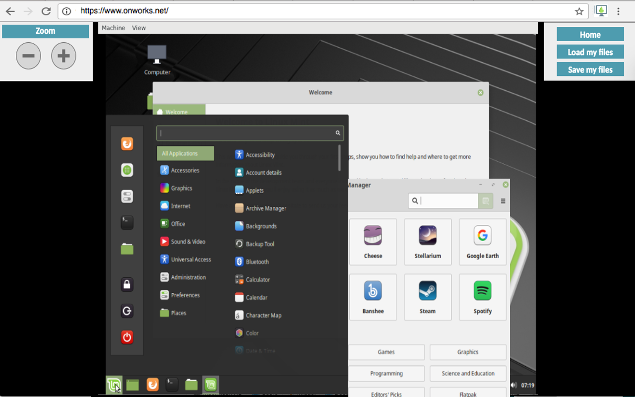 Linux Mint 在线服务器截图2