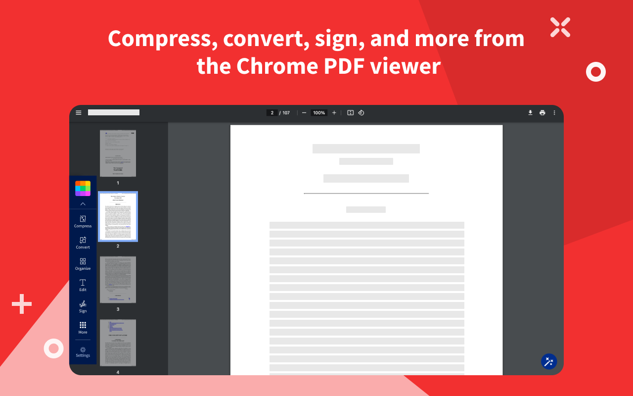 Smallpdf - 编辑、转换、压缩 PDF 文件并 AI 生成 PDF 摘要截图1