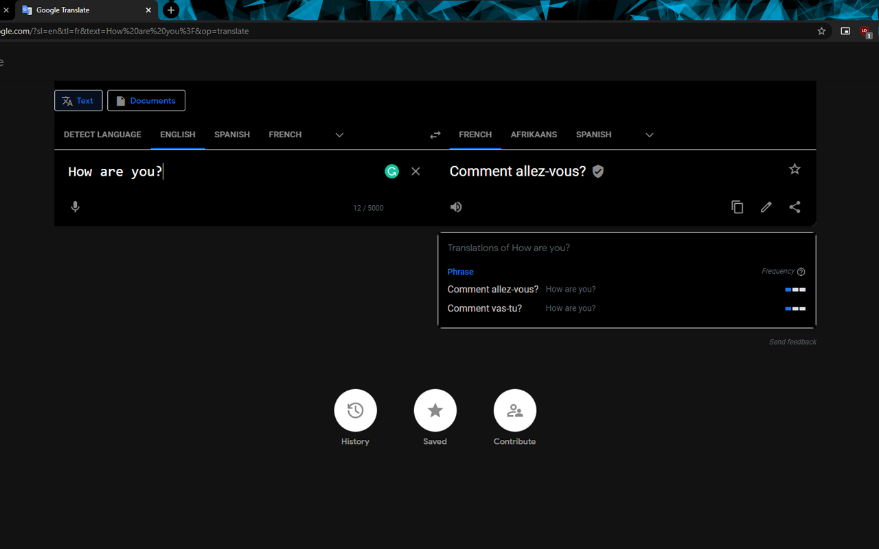 Google Dark Theme截图2