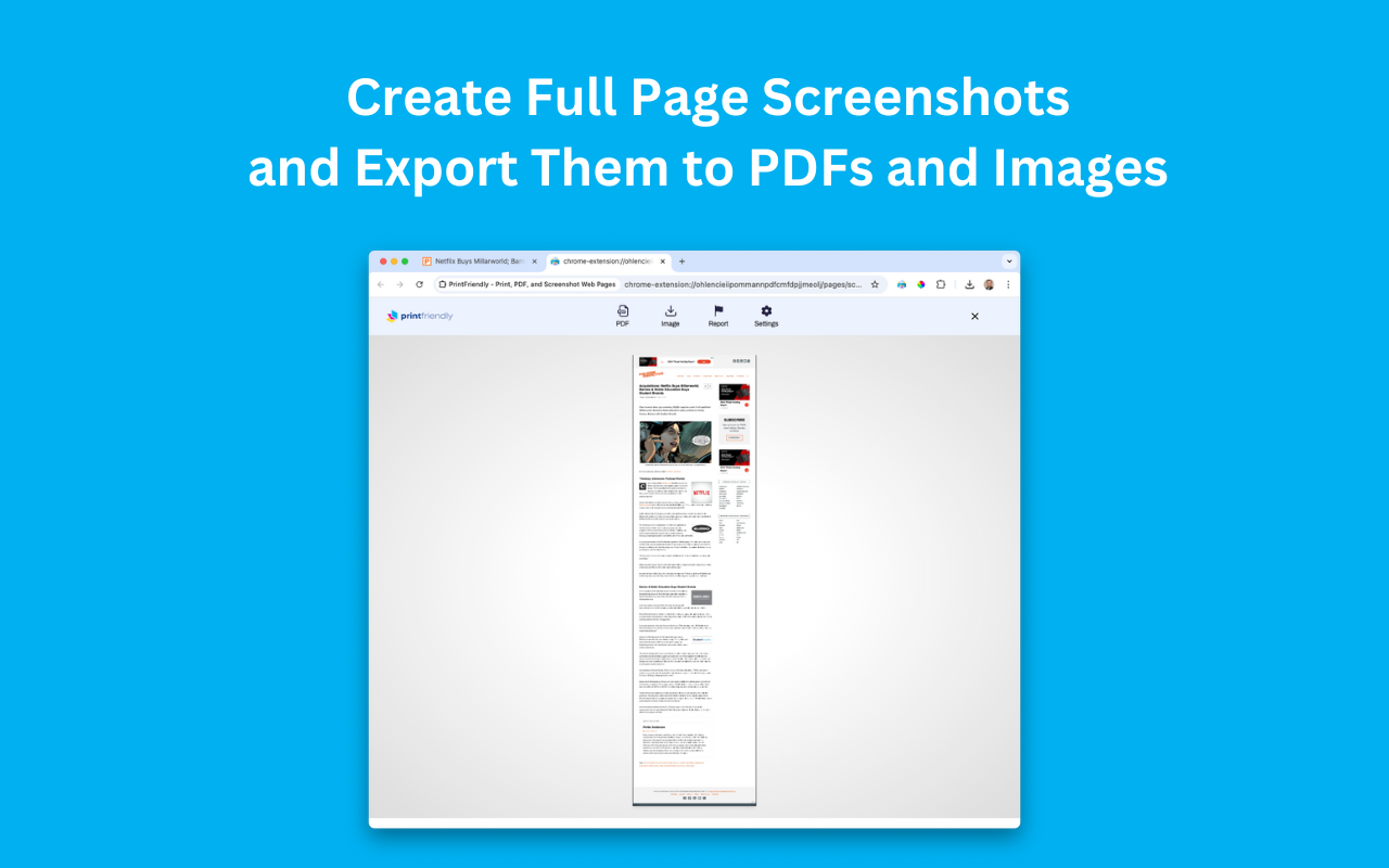 PrintFriendly - 打印、PDF 和网页截图截图1