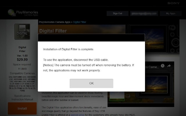 PlayMemories Camera Apps Downloader截图1