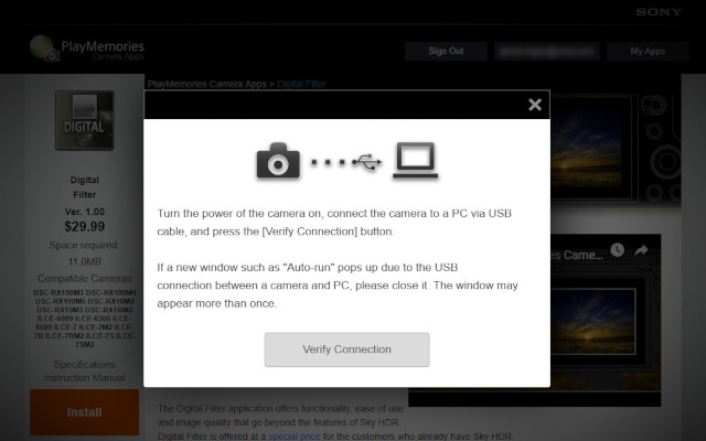 PlayMemories Camera Apps Downloader截图3