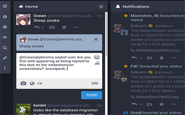 Collapsed Mastodon截图1