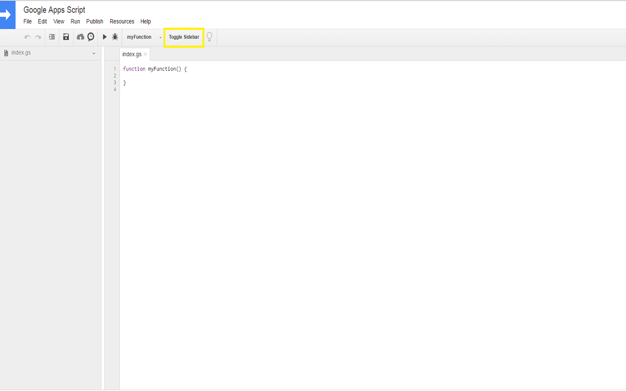 Google Apps Sidebar Toggle截图1