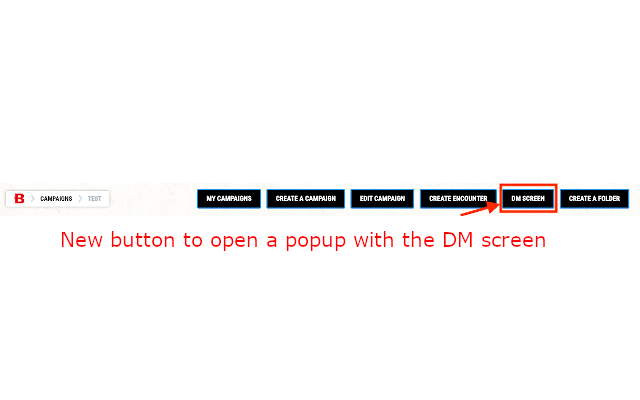 D&D Beyond Campaign DM Screen截图1